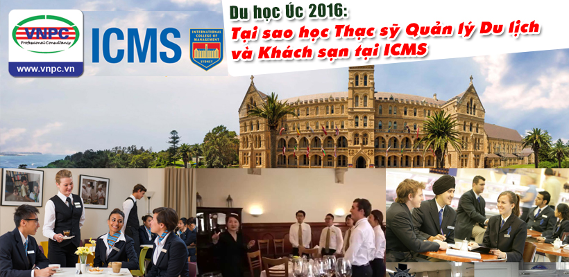 Du học Úc 2016: Tại sao học Thạc sỹ Quản lý Du lịch và Khách sạn tại ICMS
