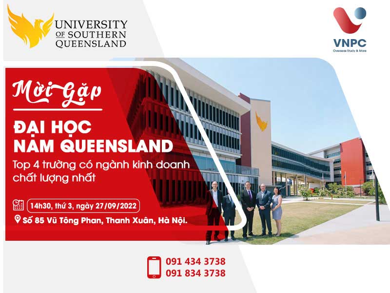 Gặp đại diện trường đại học Nam Queensland - Top 4 trường có ngành kinh doanh chất lượng nhất