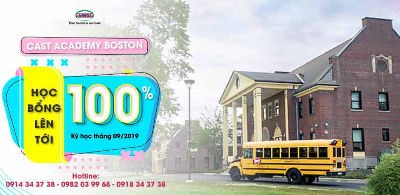 CATS Academy Boston tiếp tục cấp học bổng lên tới 100% cho kỳ học tháng 9/2019
