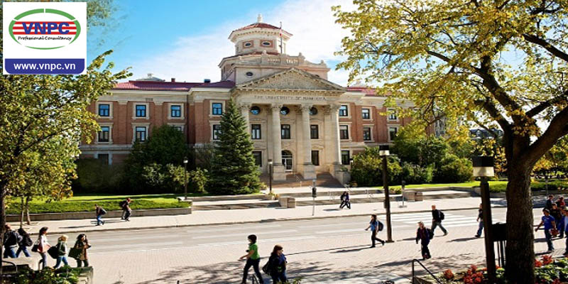 Du học Canada 2018 không cần chứng minh tài chính tại trường Đại học Manitoba