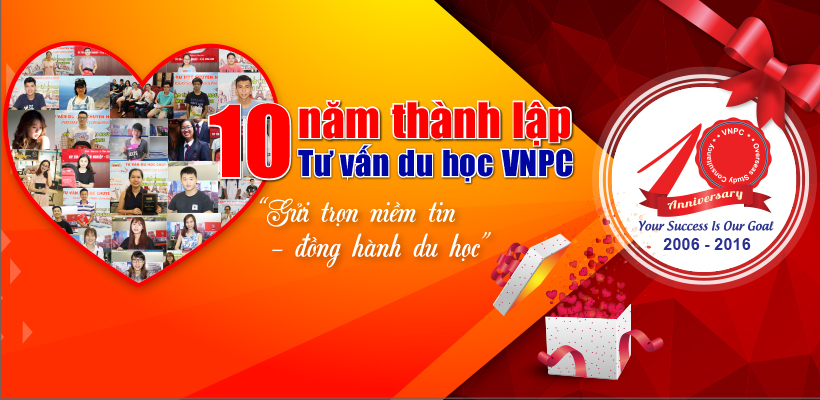 Văn phòng Tư vấn du học VNPC kỷ niệm 10 năm thành lập