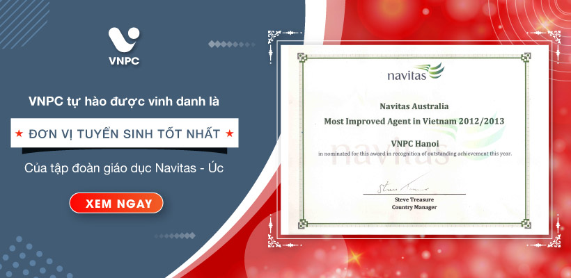 VNPC tự hào là đơn vị tuyển sinh phát triển nhất của tập đoàn giáo dục Navitas, Úc 