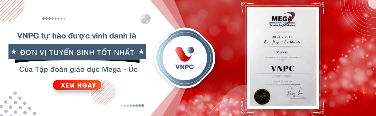 Tập đoàn giáo dục Mega Úc vinh danh VNPC là đơn vị tuyển sinh tốt nhất 2013
