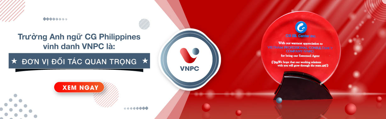 Trường Anh ngữ CG Philippines vinh danh VNPC là đơn vị đối tác quan trọng năm 2019