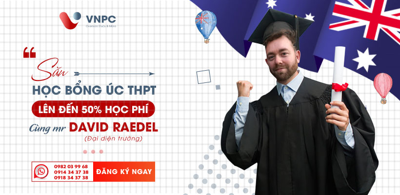 Săn học bổng Úc THPT lên đến 50% học phí cùng Mr David Raedel