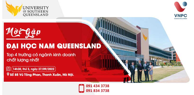 Mời Gặp: Đại học Nam Queensland - Top 4 trường có ngành kinh doanh chất lượng nhất