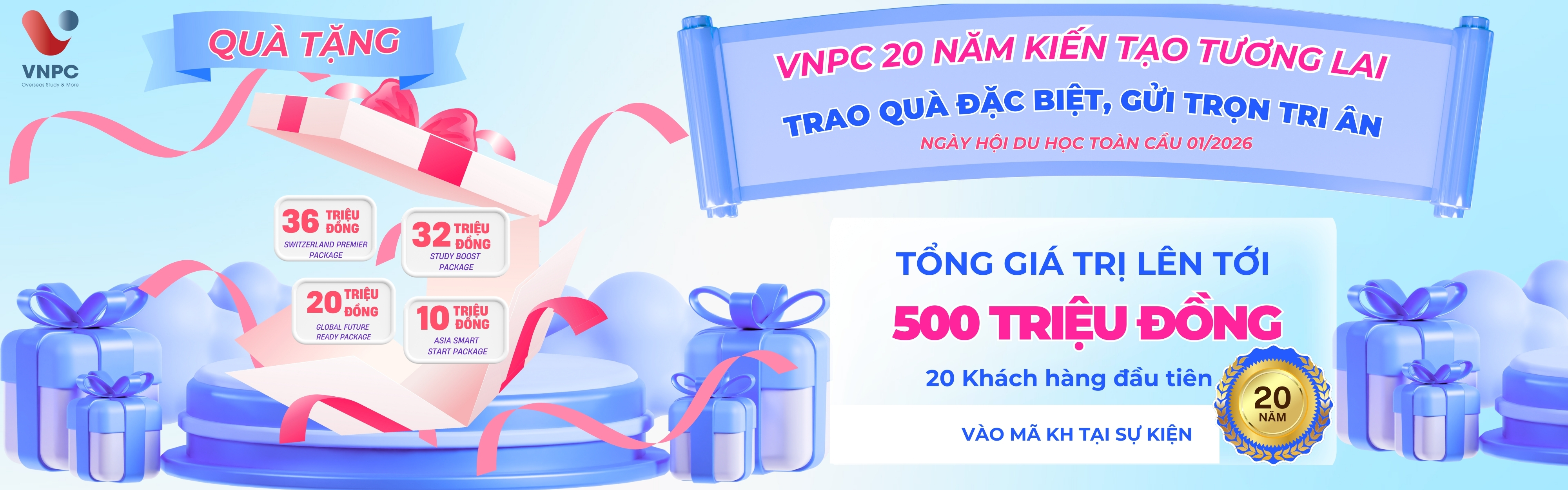 20 GÓI QUÀ TẶNG HỘI THẢO