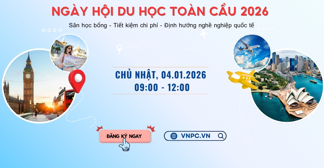 Hội thảo du học toàn cầu tháng 1 năm 2026